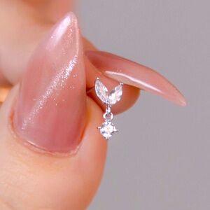 Swarovski Solid Silver Crystal Earrings